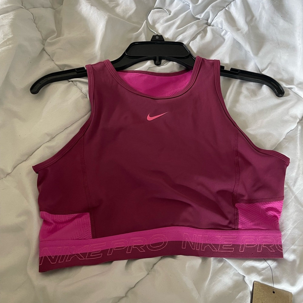 Nike Pro Dri-FIT Women's Cropped Training Tank Top. Size Small - Picture 2 of 10